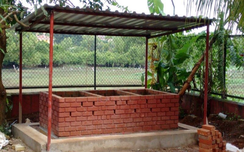 Composting station built at Vidya Vikas Academy Goa