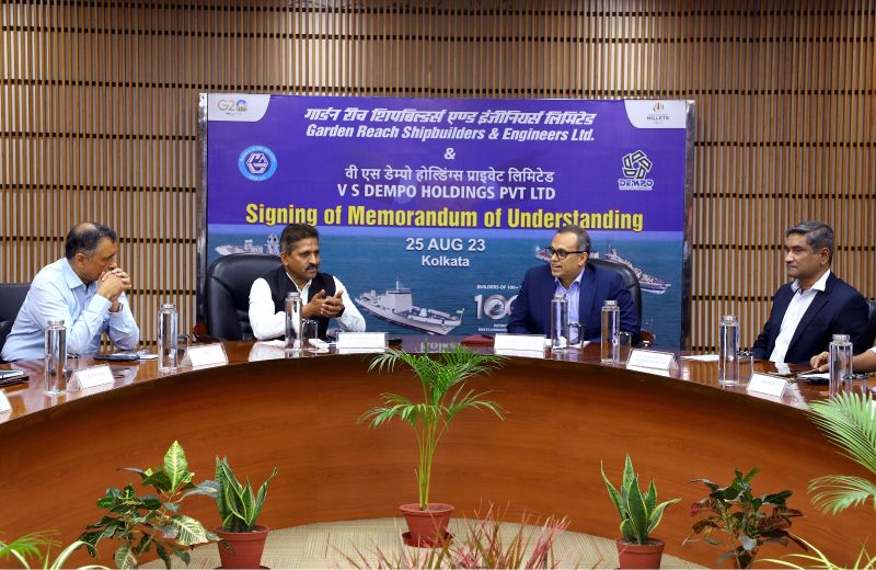 GRSE joins hand with DEMPO, Goa to build Commercial Vessels on the West Coast