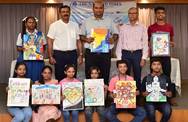 The Navhind Times organises Childrens’ Day Special Art Competition